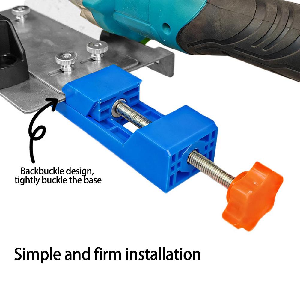 Ghidaj de bază reglabil pentru mașină de tăiere, ghidaj liniar, șină de ghidare, clemă de ghidare pentru ferăstrău circular, prelucrarea lemnului și metalului pentru sarcini de tăiere și frezare de precizie