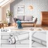 60cm*10m Thickened PVC Self-Adhesive Waterproof Plants Flowers Patterned Wallpaper DIY Furniture Renovation Home Decor Wall Sticker