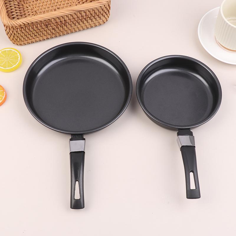 Mini Frying Pan Non-Stick Thickened Stainless Steel Frypan Pot Fried Eggs Saucepan Gas For Home Use Kitchen Cookware