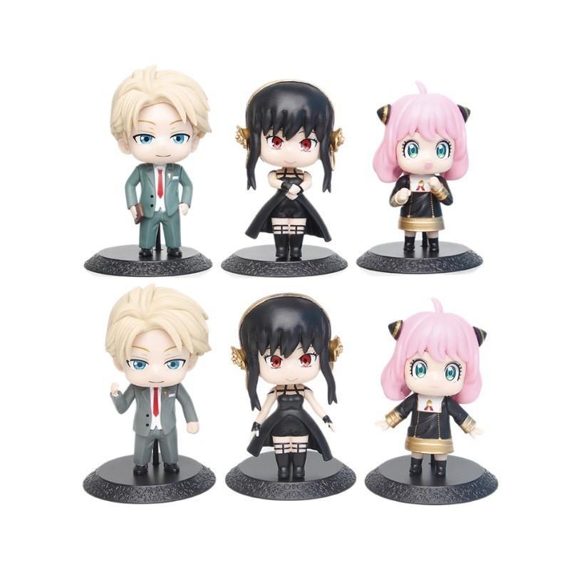 Anya Delightful Q Version Figurine Model Toy Blind Box Set Of Six