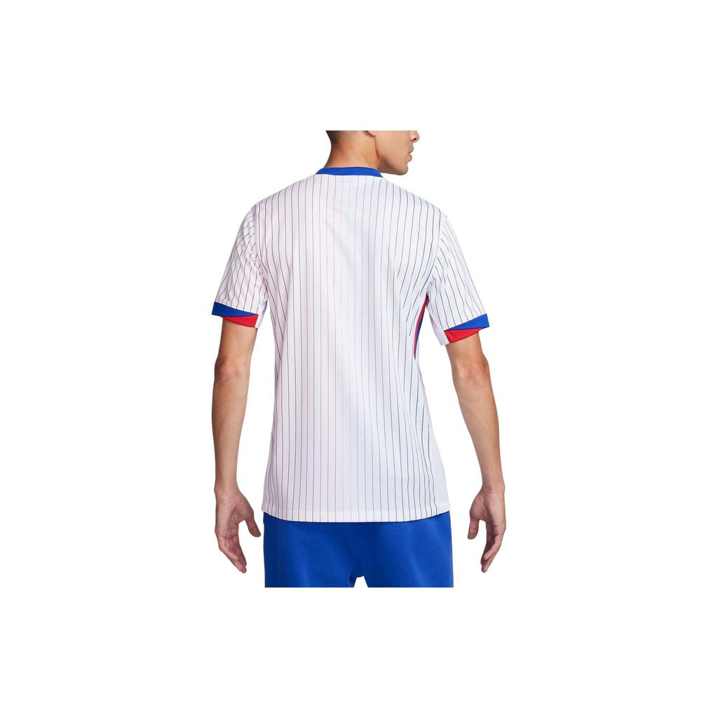 Nike France FFF 24/25 Stadium Away Soccer Jersey 'White Blue' Men's FJ4273-100