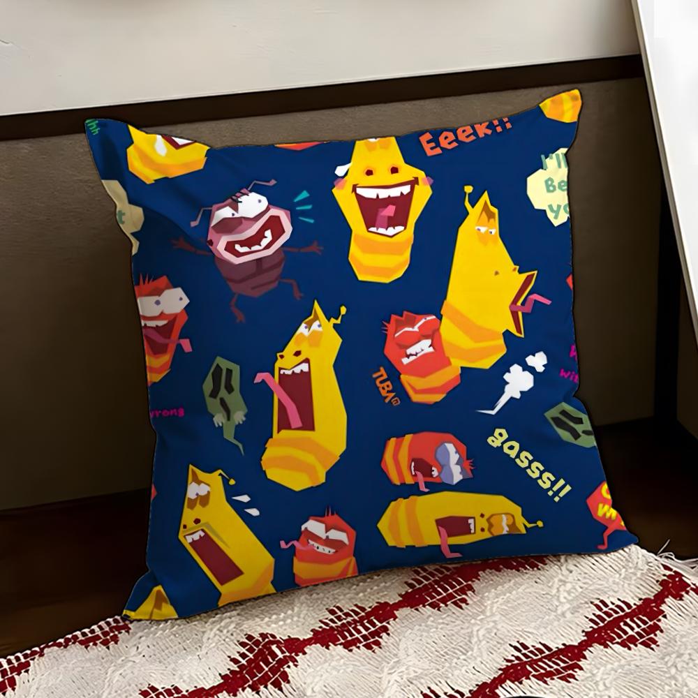 Funny LLarva Cushion Cover Reversible Soft Durable Pillow Cover Home  Car MultiScene Use for Daily Comfort