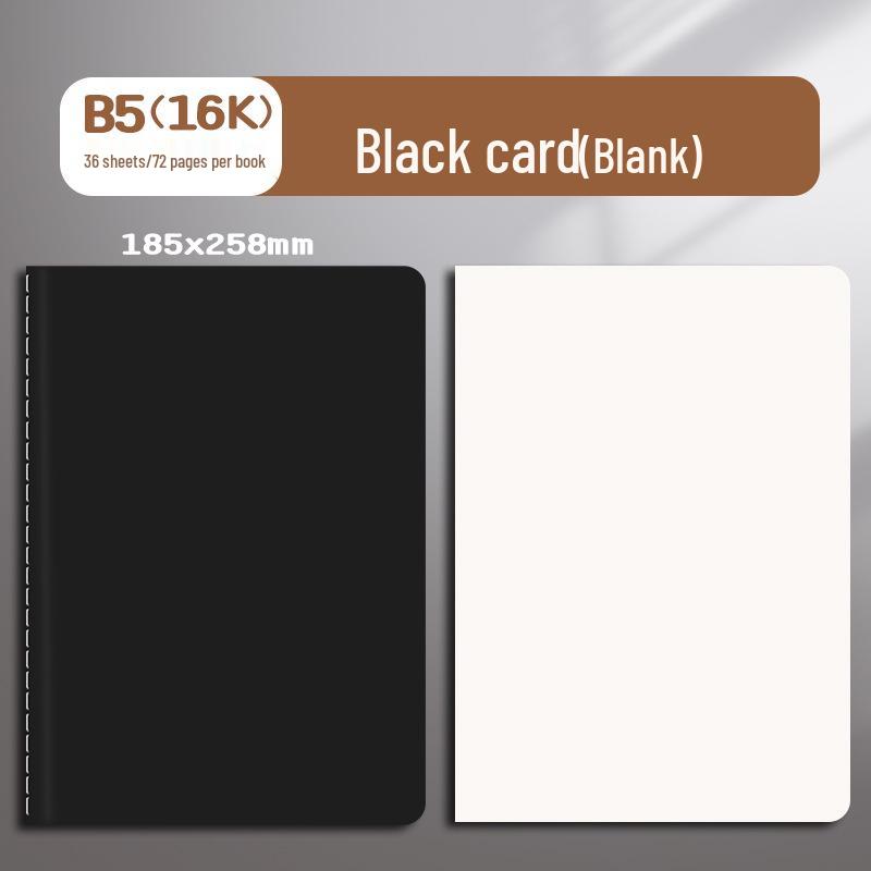 Exquisite Retro Cowhide Softcover Notebook for Students