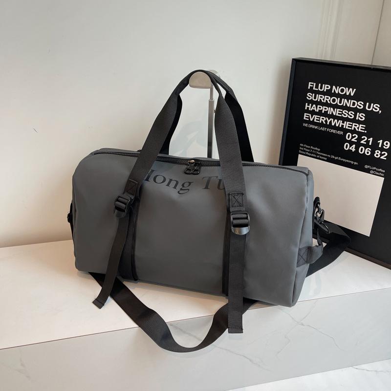 Сумка для фитнеса, сумка для хранения одежды, дорожная сумка (даффл-бэг), водонепроницаемая сумка для ручной клади на короткие расстояния, сумка через плечо, портативная сумка для коротких поездок.