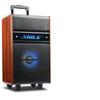SHILE SD-3 Portable 10-inch Wooden Bluetooth Trolley Speaker