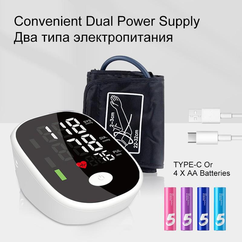 Wrist Blood Pressure Monitor for Home Use - Elderly Friendly, Rechargeable, Voice-Activated
