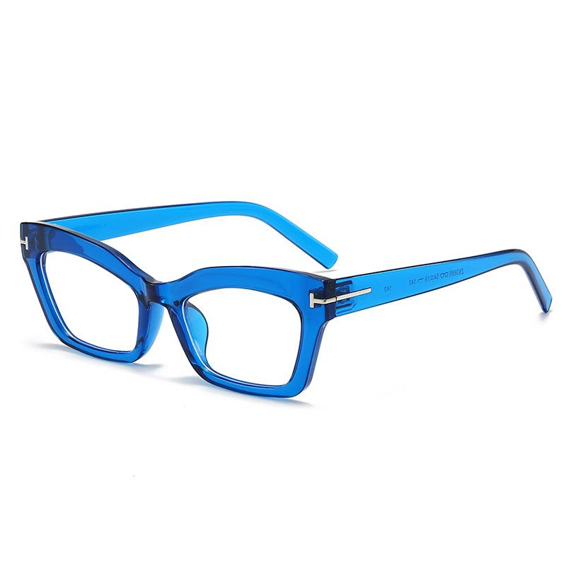 Glasses Frame Anti-blue Glasses T-word Black Frame