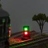 5 Pcs  20mm LEDs Made Green/Red Dwarf Signals 2 Aspects