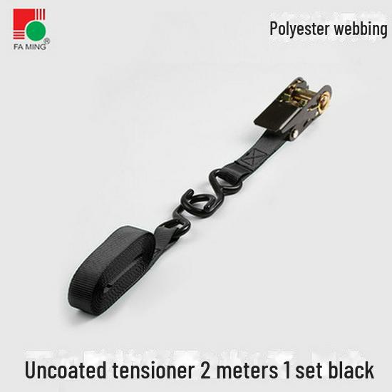 25mm Polyester Ratchet Tie Belt with Hook Tensioner for Motorcycle Shipping