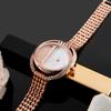 Women Jewelry Set Quartz Movement Watch   Steel Bracelet Jewelry Set Anniversary Gift