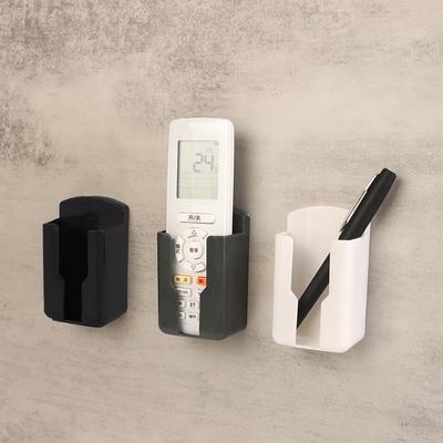 Wall Mounted Remote Control Holder Organizer Air Conditioner Storage Box Durable Non Perforated Wall Stand Holder