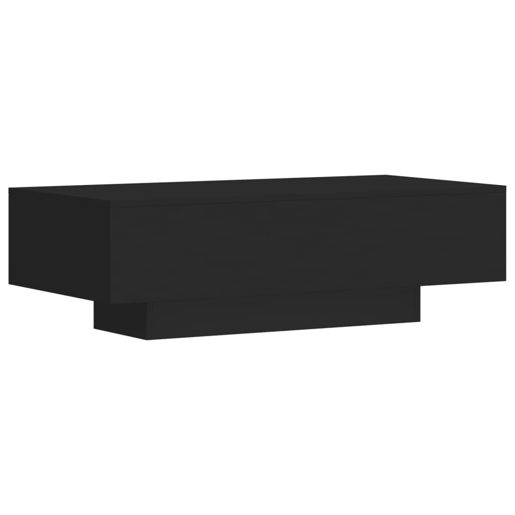 Coffee Table, Black, 100x49.5x31 Cm, Wood-based Material