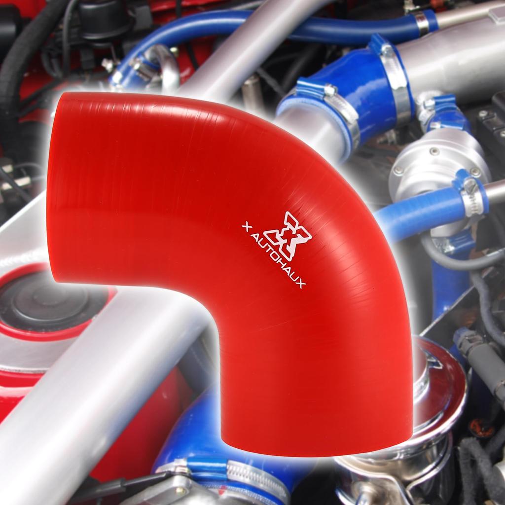 X AUTOHAUX Silicone Hose, Silicone Pipe, Radiator Hose, Inner Diameter 2.8 Inches (70 Mm),