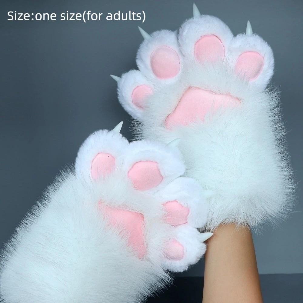 Moufles Épaisses Griffe de Chat Sifflantes Gant Cosplay Nouveau Gant Poilu Accessoires