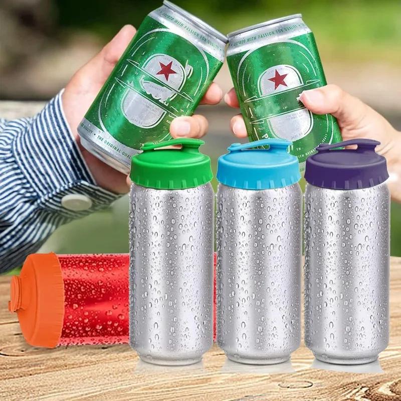 Soda Can Cover Lid, Silicone Can Lid Can Protector, Reusable Cans Toppers for Soda Coke Pop Beer Energy Drink