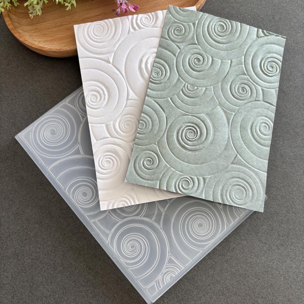 3D Embossed Rose Texture Stamp for Journal Decoration