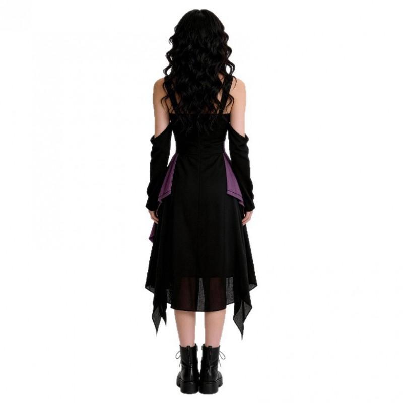 Gothic Dress Cosplay Costume Vampire Witch Stage Performance Outfit