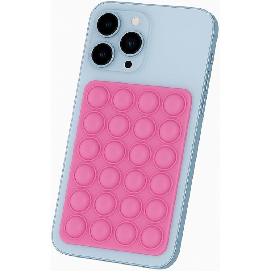 MB LuxTouch Double-Sided Silicone Phone Mount with 24 Suction Cups | Strong Grip Holder for Selfies & Videos | Ideal for Car, Mirror, Kitchen |