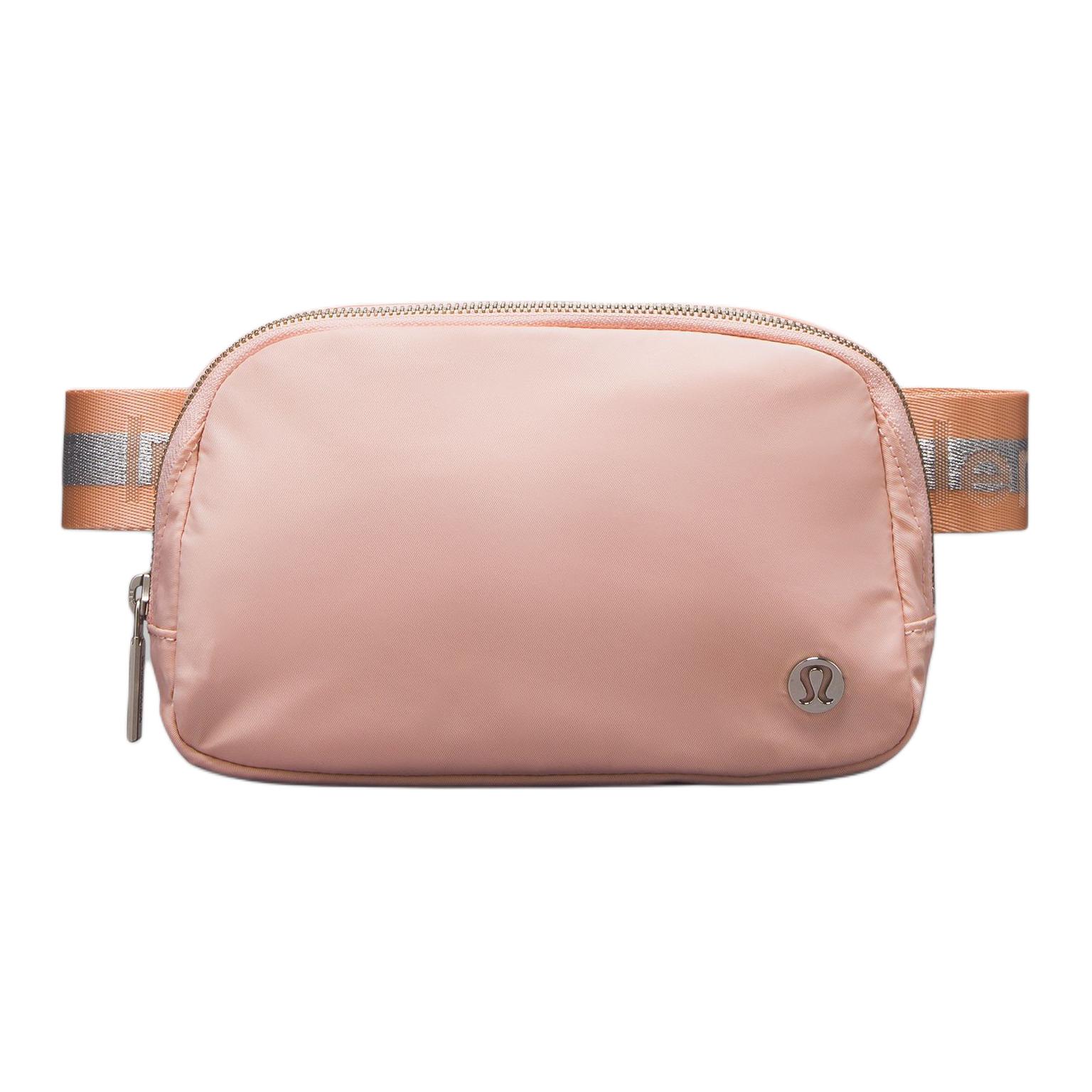 

Lululemon Everywhere 1L Brand Logo Zipper Nylon Waist Bag Unisex Waist Bag Pink-Mist LU9BHGS-063986 Pink Mist