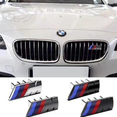 1 Adet 7.3cm 9cm M Logosu 3D ABS Araba Styling Ön Izgara Rozeti Amblemi Aksesuarı Performance E36 E60 E90 X2 X1 X3 X5 E46 M3 İçin