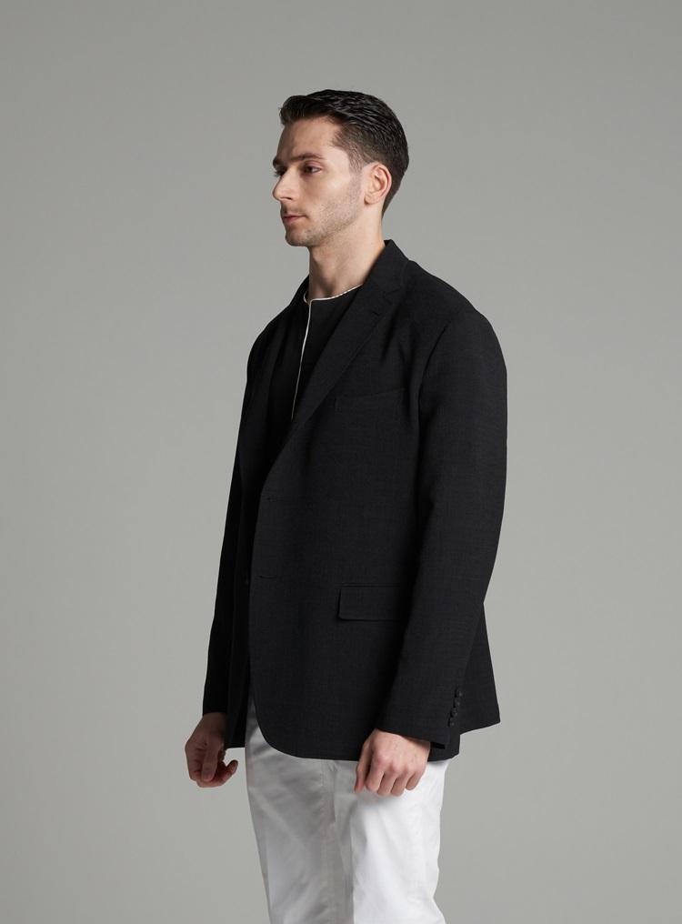 Comspace1980 [M~5Xl] Loose Fit Setup Blazer [Black]