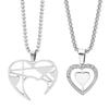 Titanium Steel Love Couple Long Necklace Men And Women Fashion Versatile Punk Men And Women Friends Sweater Chain Tide