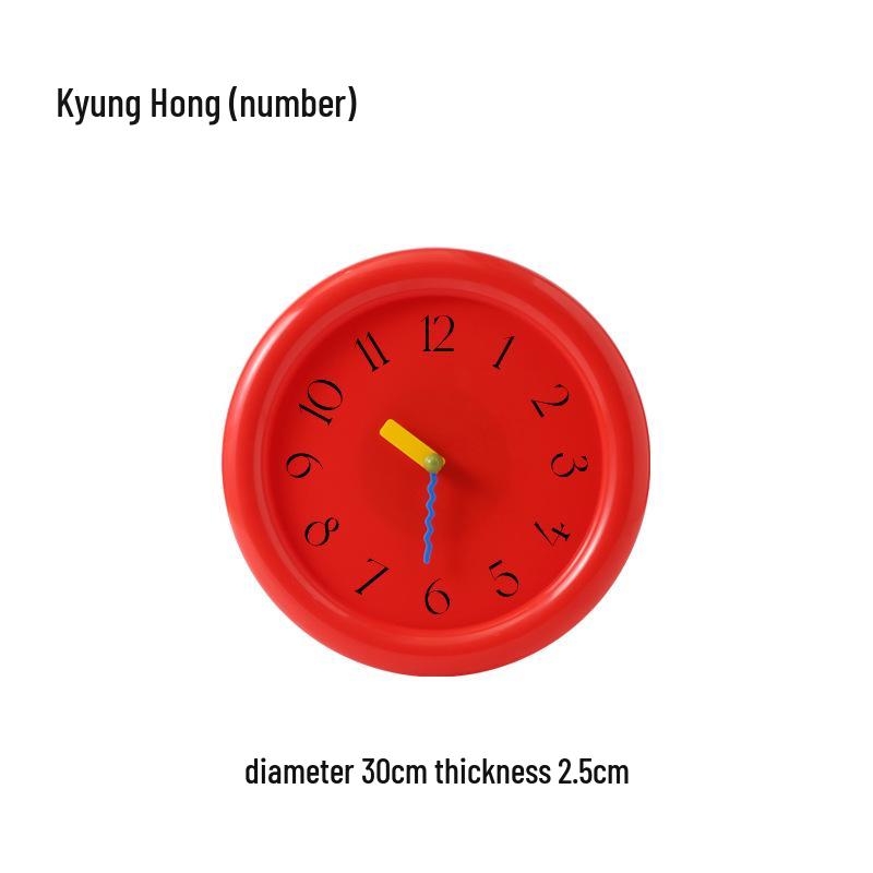 Pendeluhr im Eiscreme-Stil – Leise, freistehend, dekorative Tisch- oder Wanduhr für Zuhause