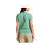 Polo Ralph Lauren FW24 Solid Logo Embroidered Crew Neck Loose Short Sleeve Knit Top Women tops Light-Green WMPOSWENC021037-300