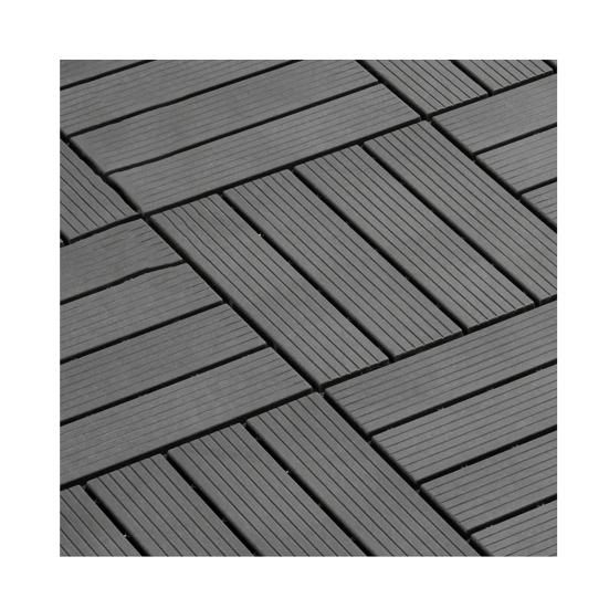 Floor Tile Snap Fit Multiple Mounting Styles with Open Mesh Outdoor Flooring All Weather Use Deck Tiles Household Use