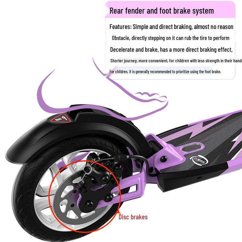 Dibailun Foldable Two-Wheel Scooter for Adults & Kids