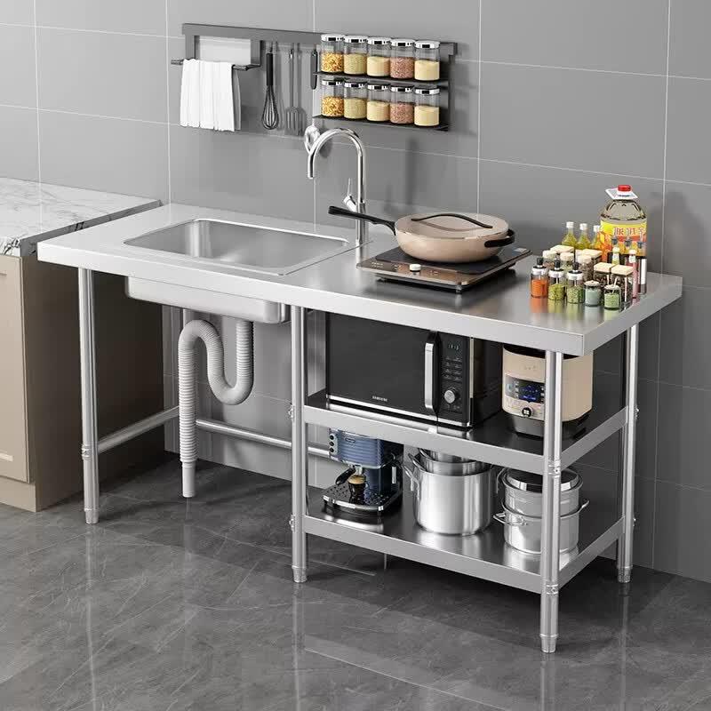 Stainless Steel Kitchen Sink Workstation