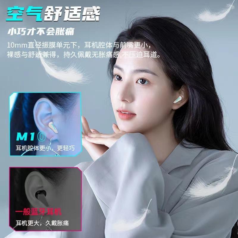 Private model mini wireless bluetooth headset in-ear noise cancellation e-sports game headset ultra-low latency