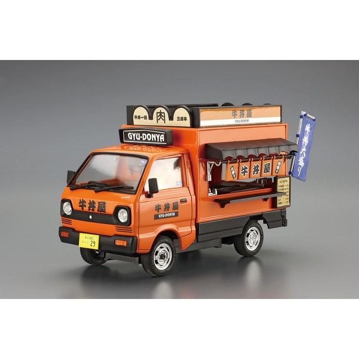 AOSHIMA 1/24 Mobile Sales Series No. 9 Gyudon Restaurant Plastic Model