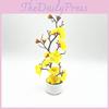 Elegant Artificial Plum Blossom Potted Plant Bonsai Wedding And Home Decor Prop