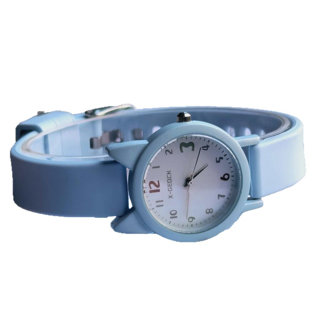 Cute Girl Jelly Watch Girl Simple White Youth Campus College Style High Value Quartz