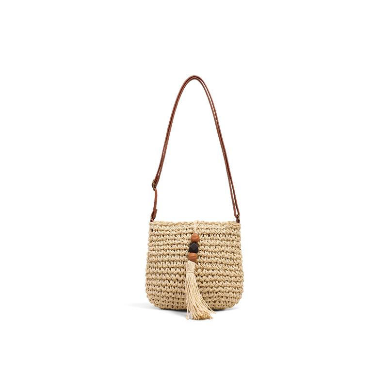 Bags Women's bags Summer seaside vacation woven bags High-end casual shoulder messenger bags