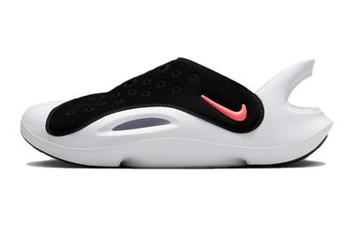 Aqua Swoosh Sandal GS 'Black Hyper Orange' FV6363-001