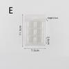 10 Pcs Containers With 6/4 Cavity Clear Plastic Wax Melt Clamshell For Diy Wax Melt Candles, Square (Heart)