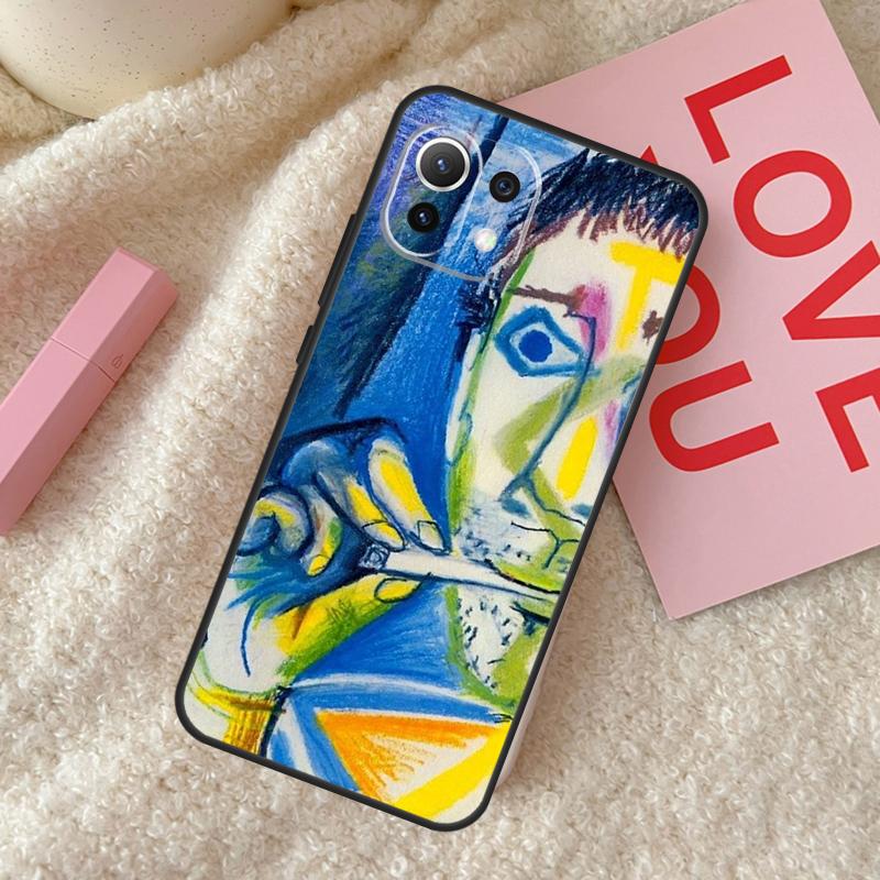 Picasso Abstract Art Painting Case For Xiaomi 14 15 Ultra 15T 14T 13T Pro 17 Pro Max POCO X7 Pro X3 X5 X6 F5 F6 F7 F8 Cover