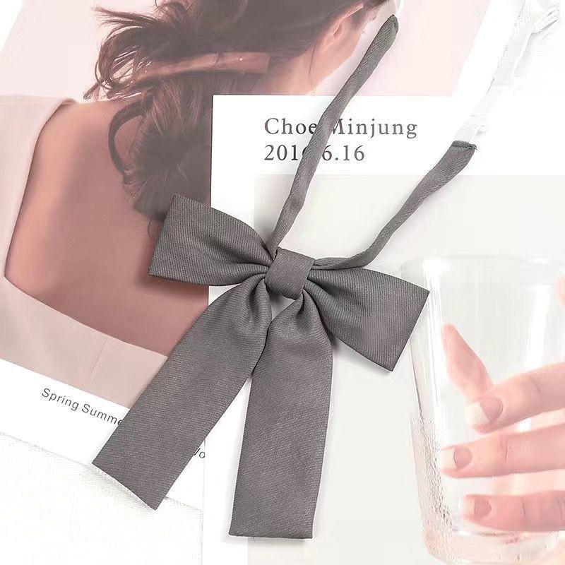 Japanese School Uniform Bow Tie For Girls Polyester Accessory With Elegant Design For Students