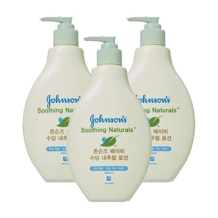 

Johnsons Baby Soothing Natural Nourishing Lotion 400ml x 3 (18837112)