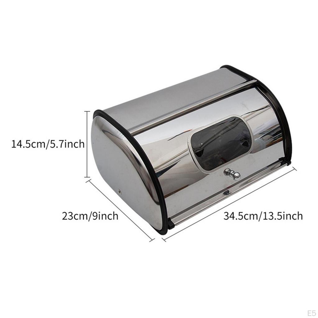 Chlebník s rolovacím víkem Box Kuchyňská deska Skladování chleba pro statek