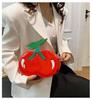 Women Shoulder Bag Cherry Shaped  Flap Bag for Women Cute and Personalized Chain Crossbody Bag Women Fashoin Handbag
