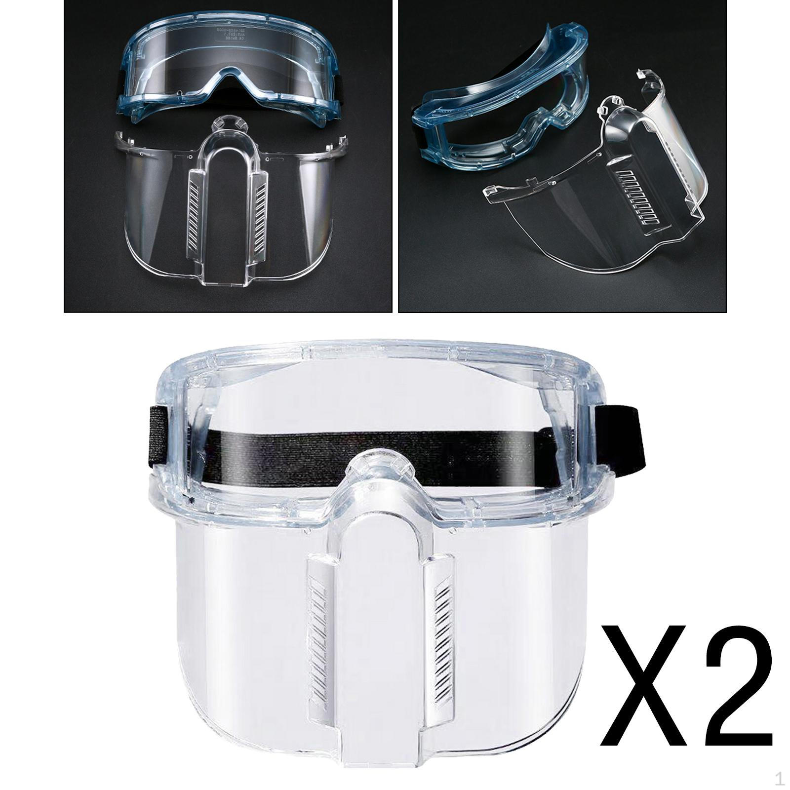 

2x Professional , Anti-Fog & Anti-Scratch Protective Safety Premium Headgear
