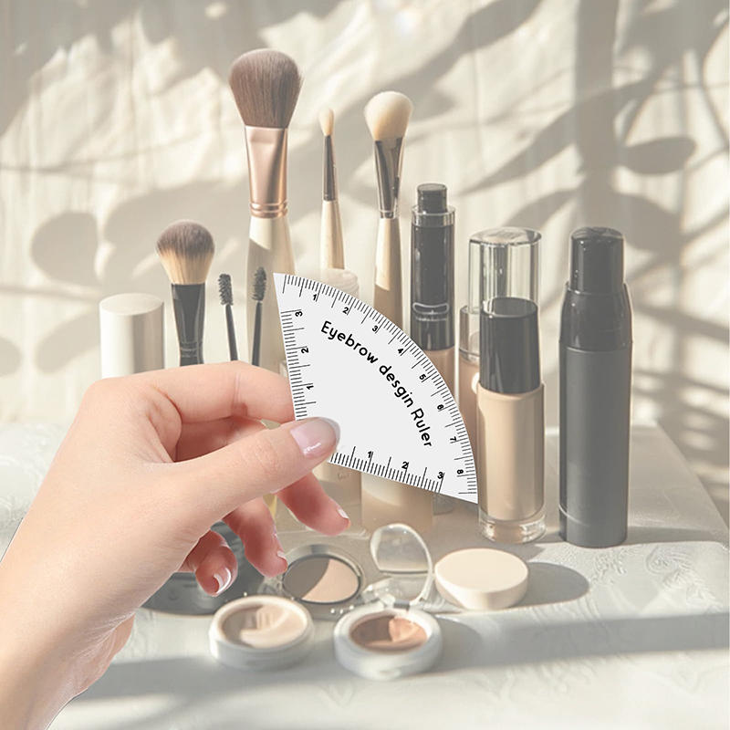 PP Eyebrow Shaping Ruler for Beginners Embroidery Artists Quick Positioning Auxiliary Tool for Eyebrow Drawing Makeup Design