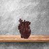 Realistic Heart Sculpture Home Office Desk Ornaments Heart Figurine Creative Resin Heart Statue Miniature Heart Figurine