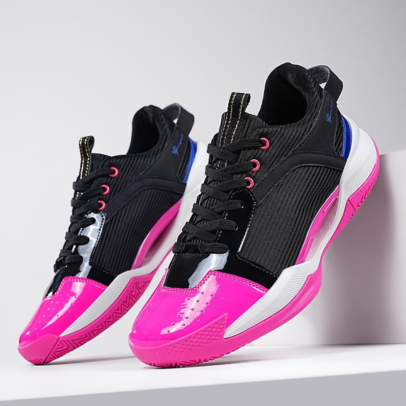 

2025 fitness sports autumn and winter sports youth running shoes leather new running shoes men s outsole basketball shoes 45