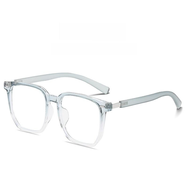 Retro Hexagon Blue Light Blocking Glasses Frame With Resin Lenses For Stylish Office Wear