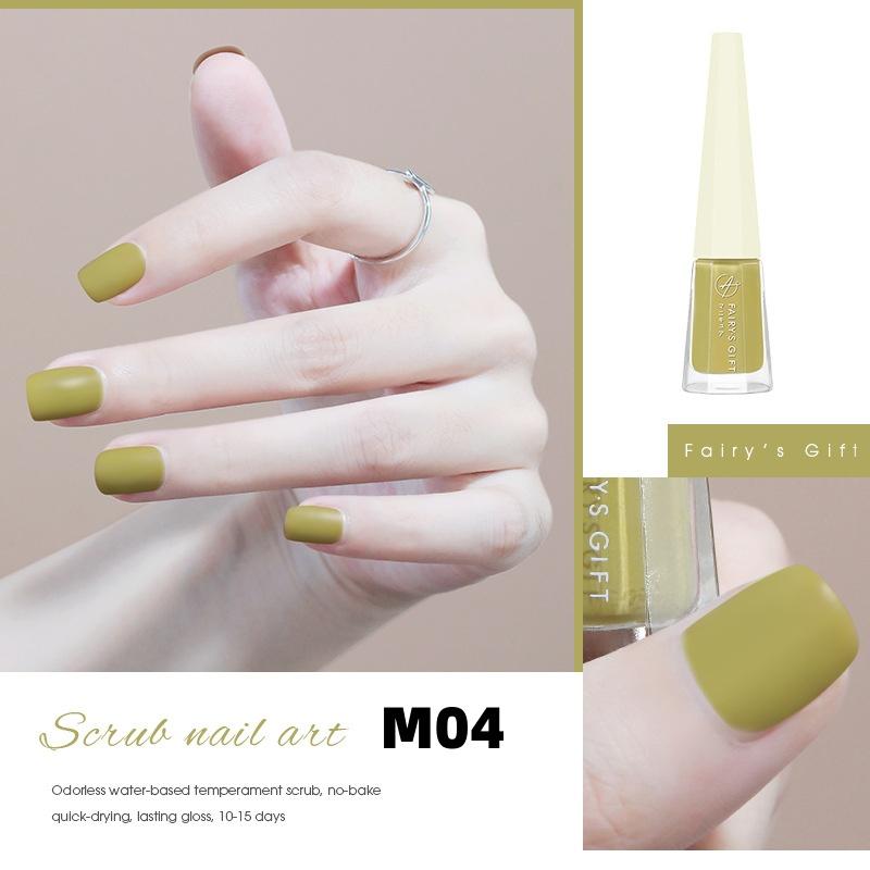 New Water-based Matte Nail Polish Matte Matte Non-tearable No-bake Quick-drying Long-lasting Nail Polish