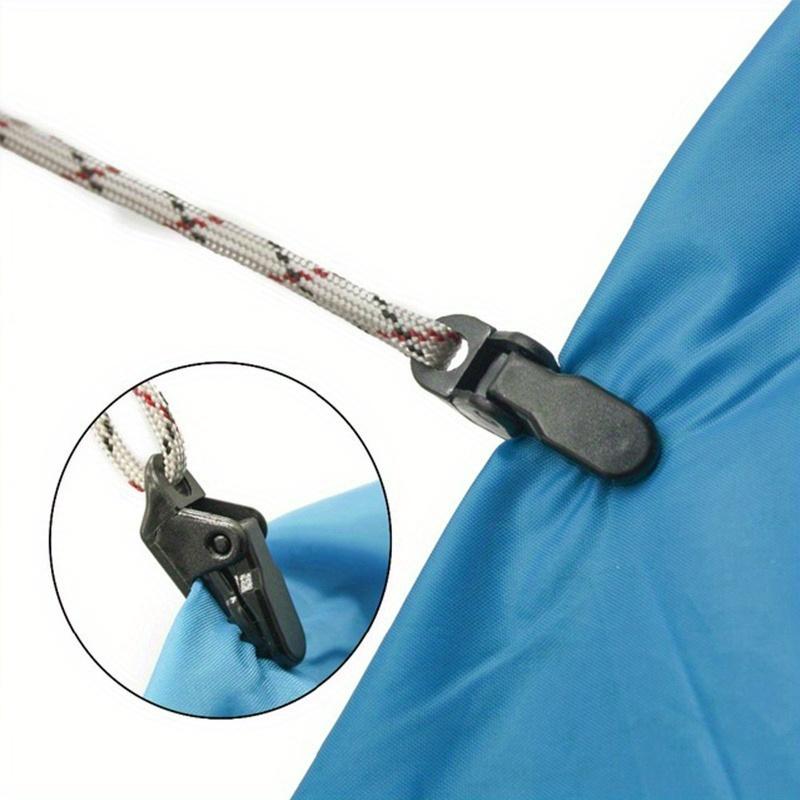 10pcs Durable Tarp Clips for Secure Tent and Awning Setup - Ideal for Outdoor Camping and Accessories